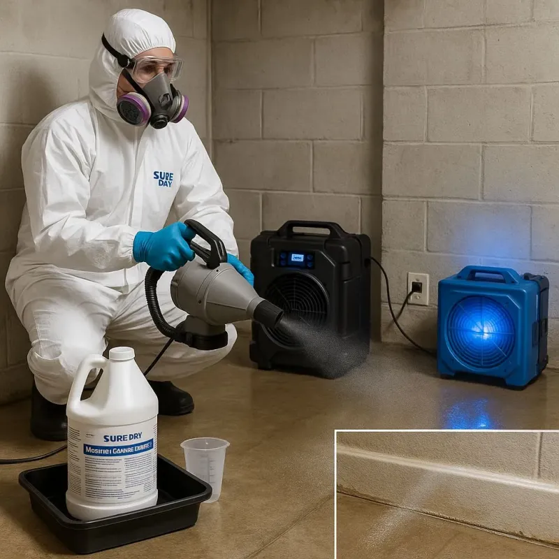 Sanitization and Odor Removal process in Charleston County, SC